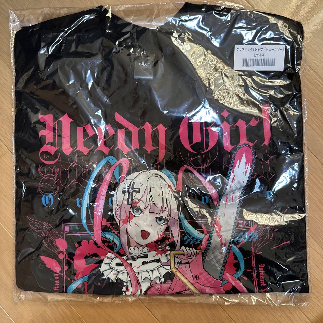 超てんちゃん　NEEDY GIRL OVERDOSE チェーンソー　Tシャツ