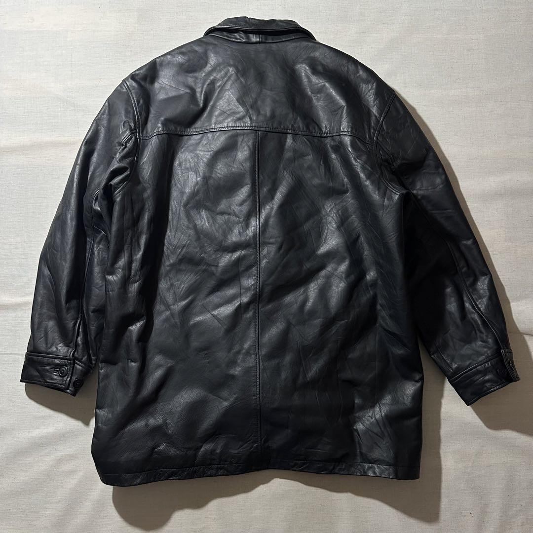 00s OLDGAP オールドギャップ レザーカーコートジャケット 本革 XXL 00s OLDGAP オールドギャップ レザーカーコート ジャケット 本革