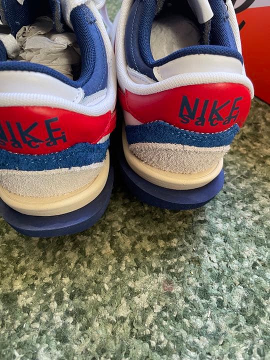 新品未使用 25.5cm サカイ ナイキ ズーム コルテッツ ホワイト レッド