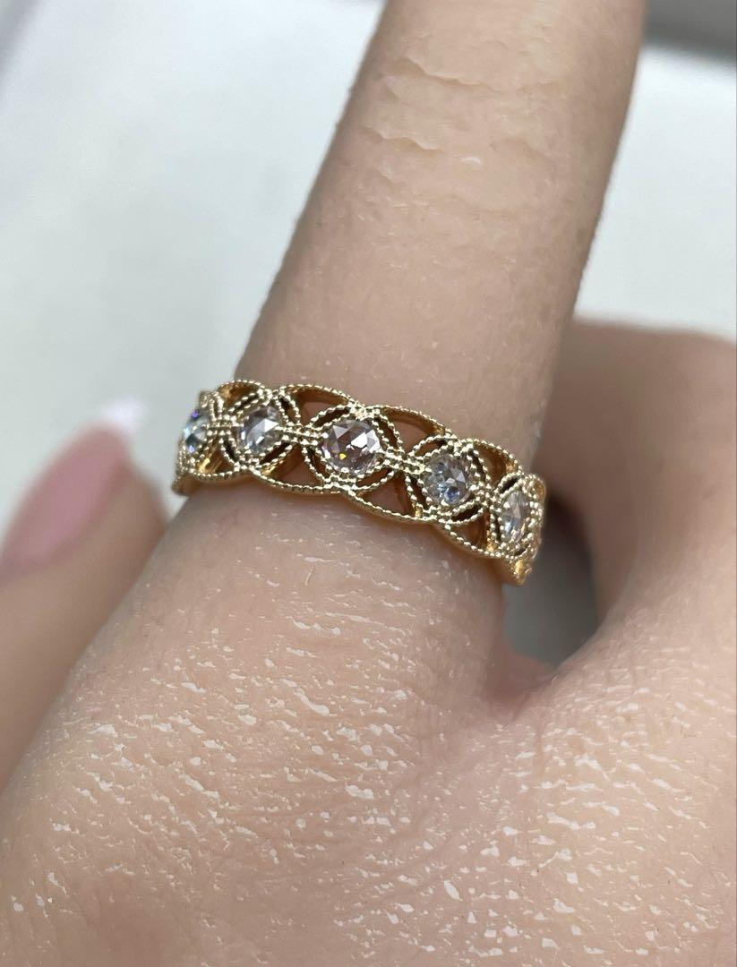 ダイヤモンド0.34ct K18PG