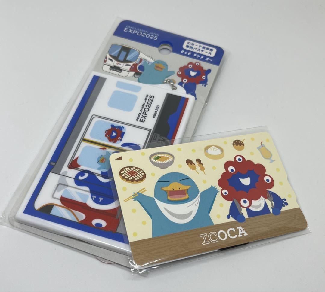 万博限定　 ICOCA　パスケース イコちゃん　ミャクミャク　EXPO2025