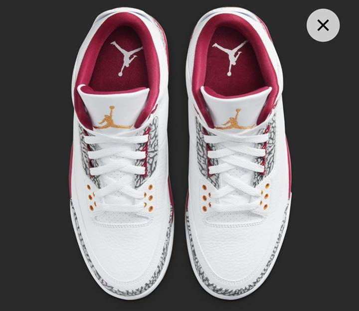 好評在庫 NIKE AIR JORDAN 3 CARDINAL エアジョーダン 3 Dz70s-m14832538383 HOTお買い得