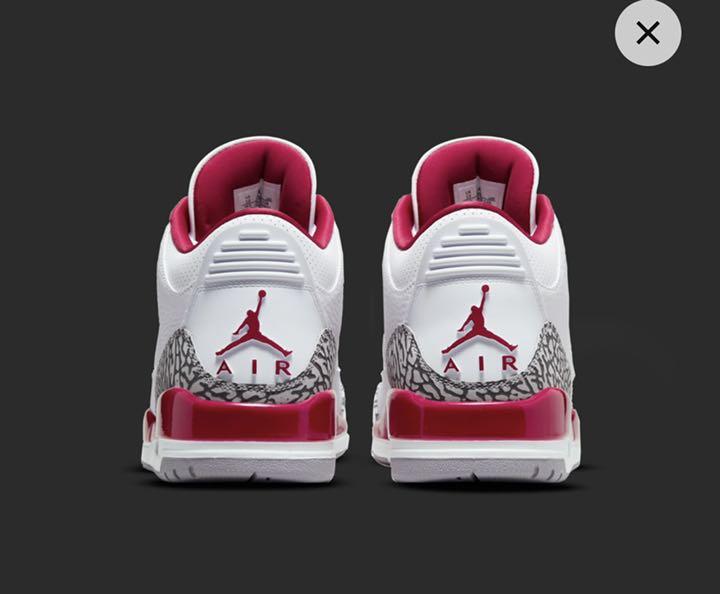 好評在庫 NIKE AIR JORDAN 3 CARDINAL エアジョーダン 3 Dz70s-m14832538383 HOTお買い得