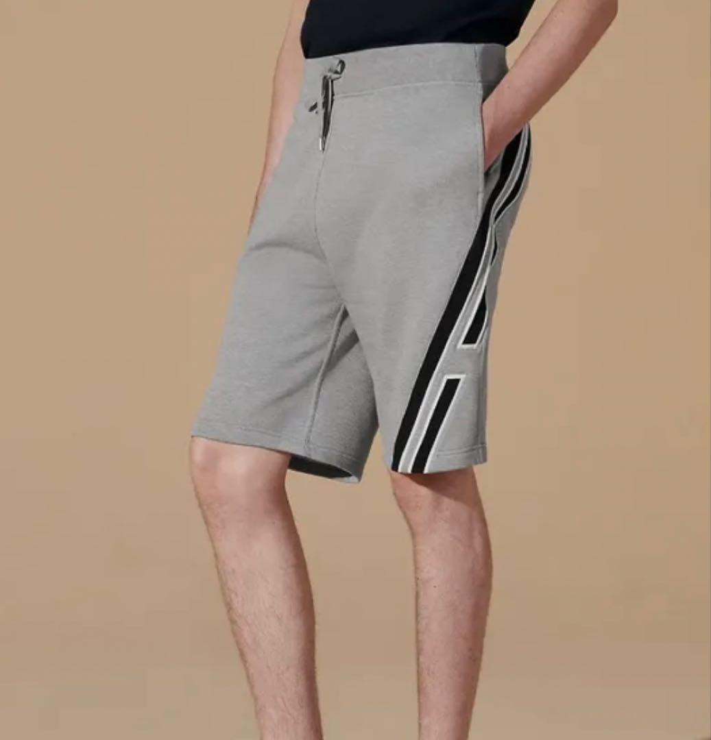 HERMÉS グレー ショートパンツ L エルメス ハーフパンツ runH
