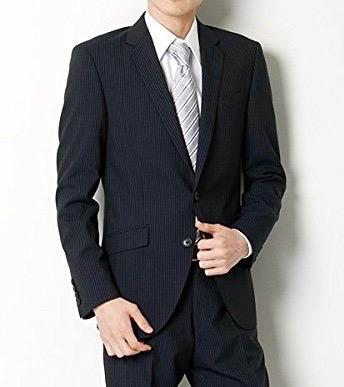 MICHEL KLEIN homme PARIS モードピンストライプスーツ