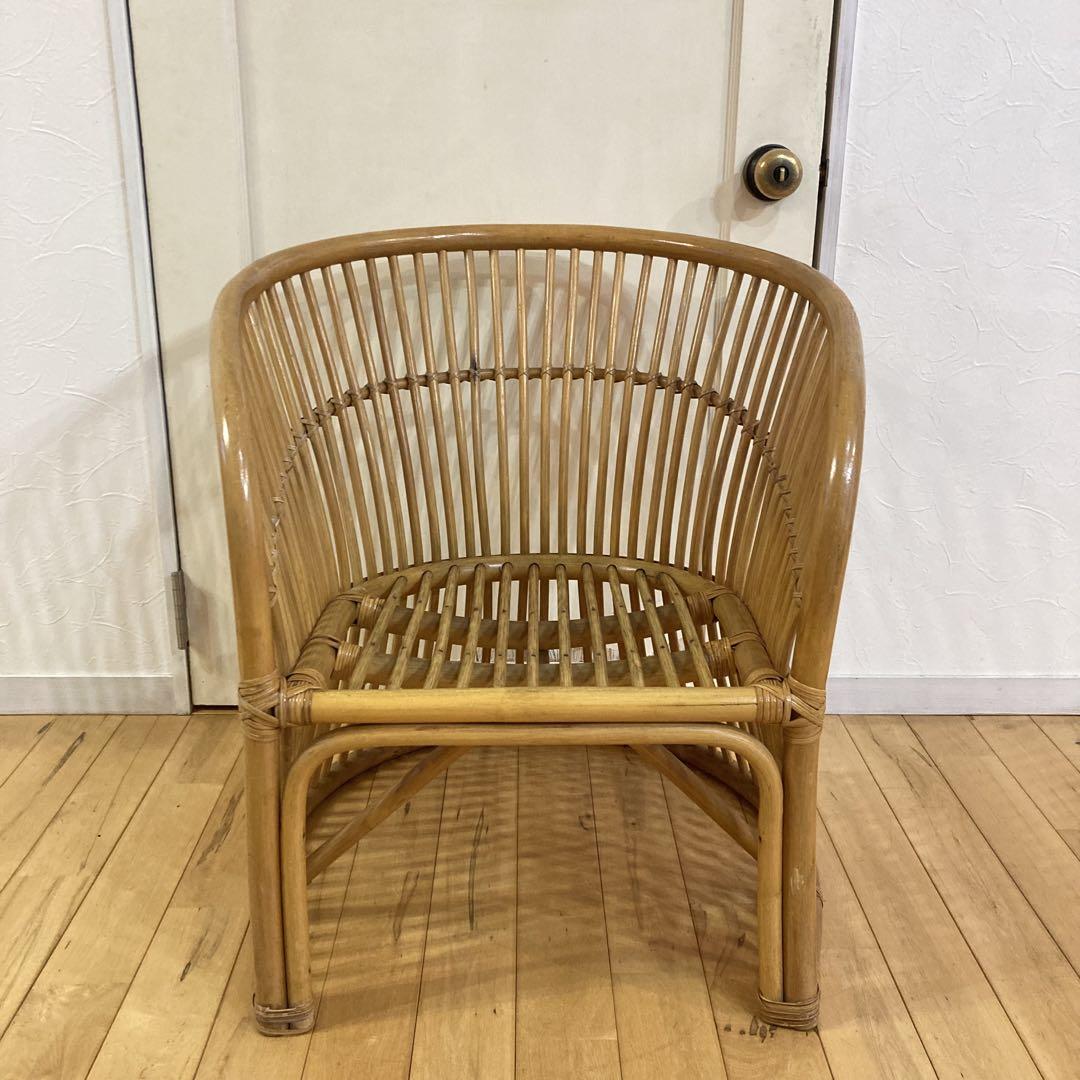 ☆アンティーク☆ ラタン　籐　チェア　古道具