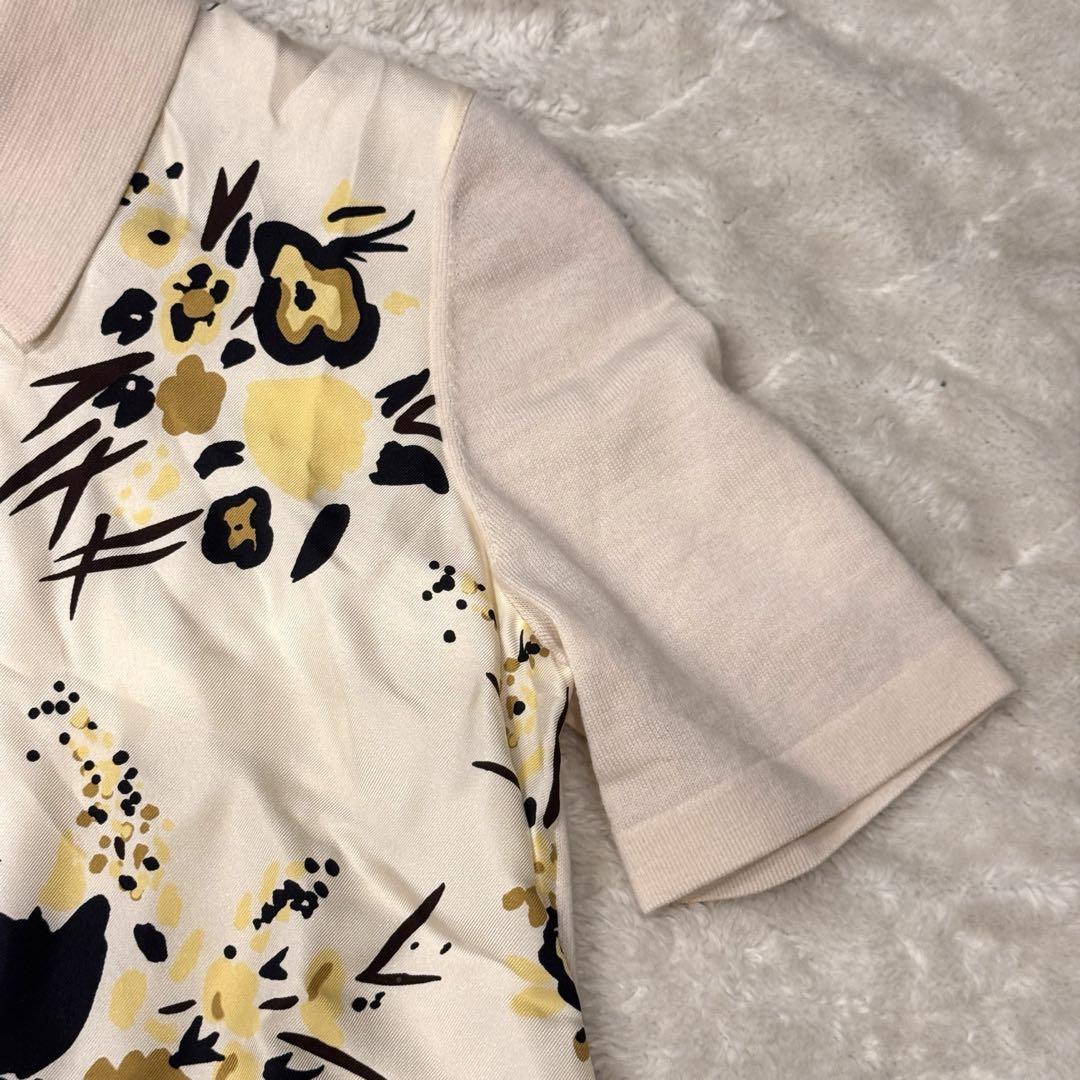 極美品】Tory Burch フロント シルク 花柄 ポロシャツ XS - メルカリ
