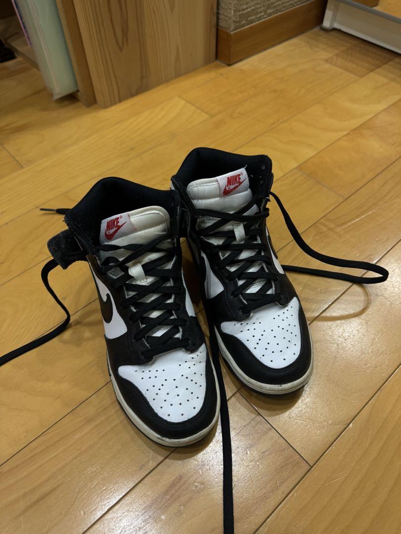 Nike Dunk High 白/黒　パンダ