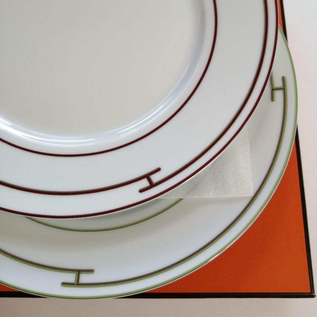 ✦未使用✦HERMES エルメス リズム 大皿×2枚 ディナープレート