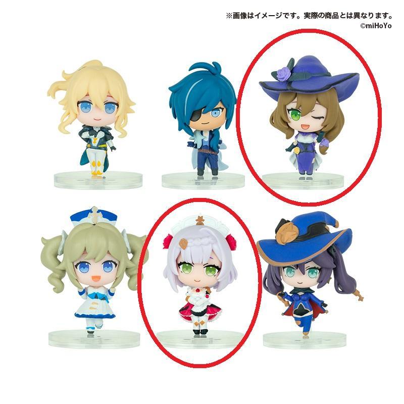 原神 コレクションフィギュア vol.3 ガチャ リサ ノエル ガシャポン