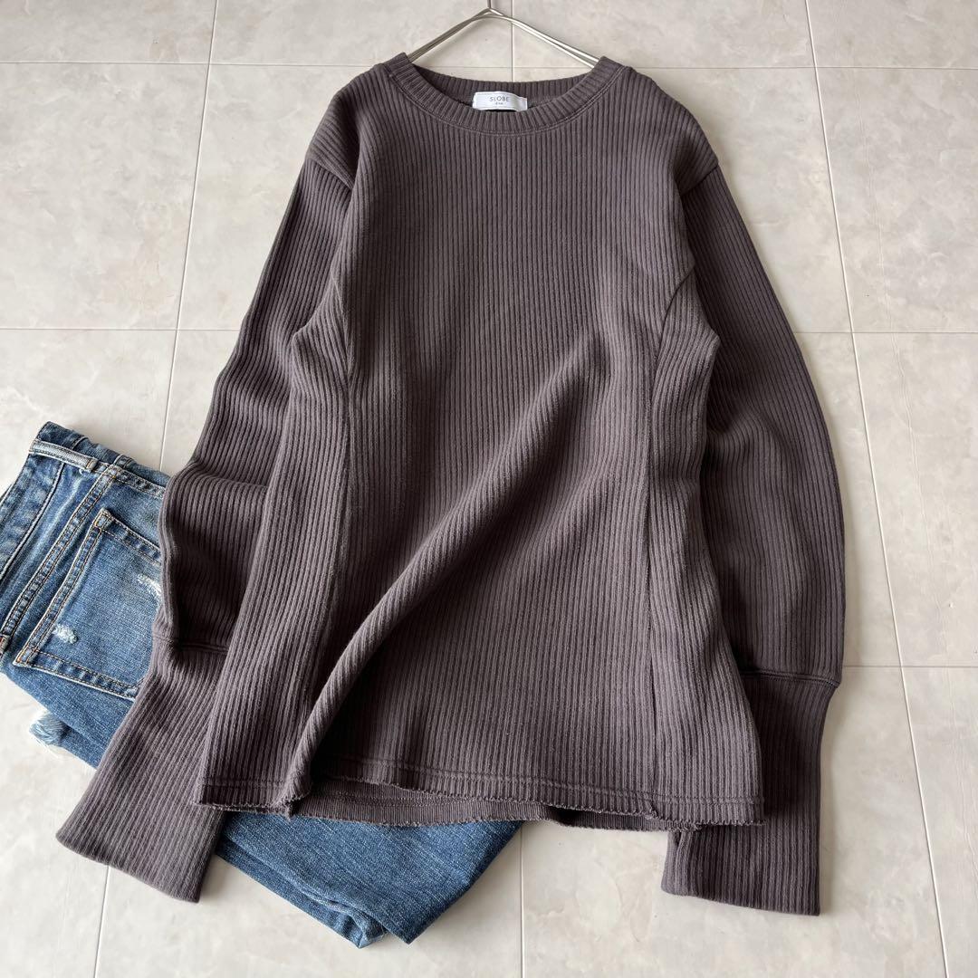 SLOBE IENAダブルフェイスジャージーチュニックプルオーバー