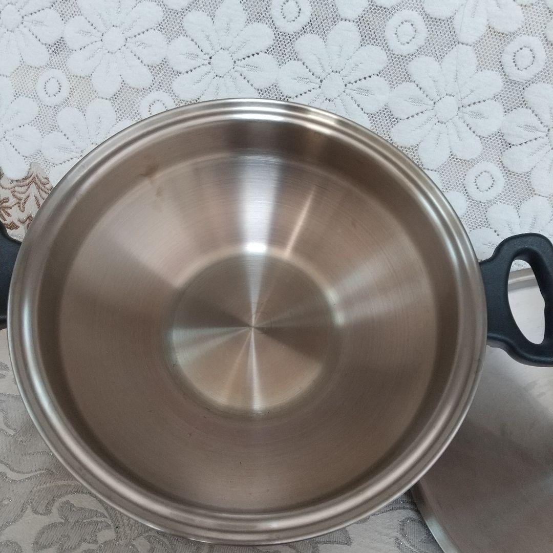 アムウェイ 現行型中華鍋ウォック網付き傷や汚れあり