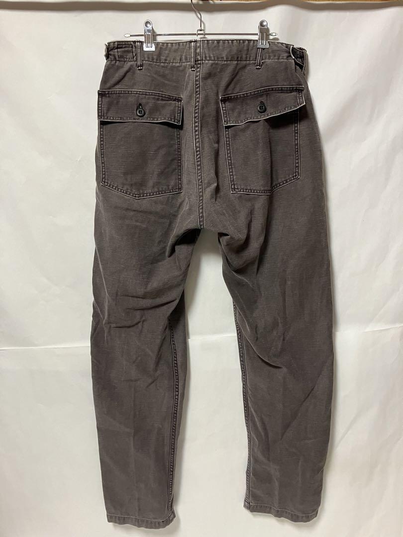 orslow スリムフィット　ファティーグパンツ　ストーンウォッシュ