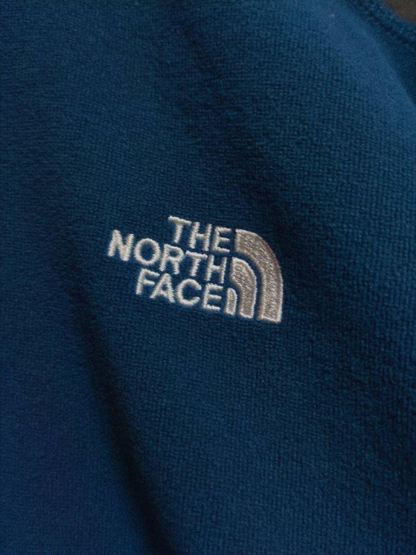 TheNORTHFACE　ハーフジップ　メンズＸＬ ロゴ刺繍　メンズライク