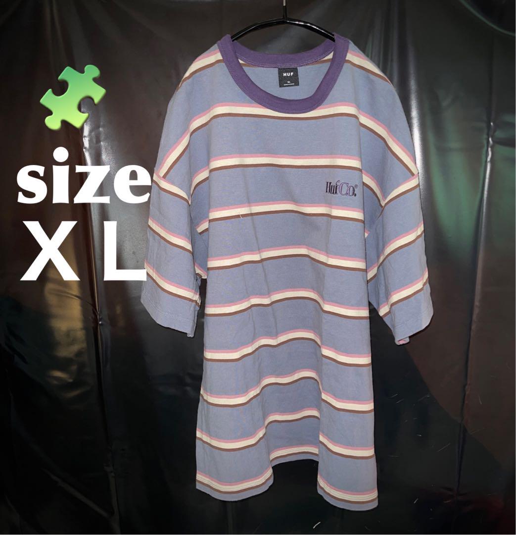 ハフ　ＸＬ　パープル　ボーダー