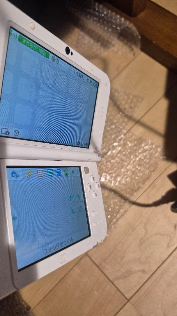 new3dsll ホワイト 上下ips液晶 ジャンク 389AH new3dsll ホワイト 上下ips液晶 ジャンク 389AH