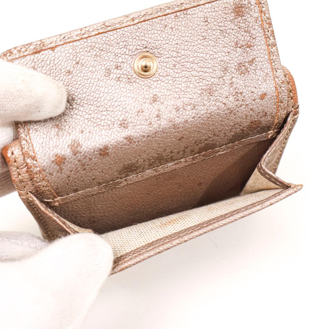 H2548C◾️ジミーチュウ　スタッズ付　三つ折りミニ財布