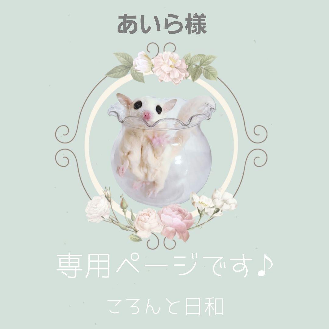 【あいら様 】フクロモモンガポーチ＊ころんとポーチ＊小動物用