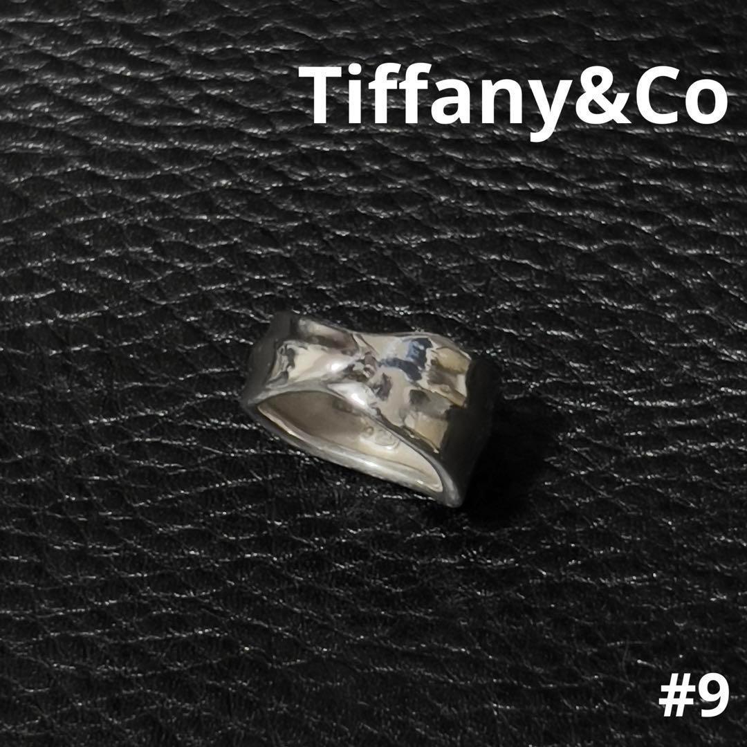 TIFFANY&Co ティファニー リング リーフ 葉っぱ ヴィンテージ 9 TIFFANY&Co ティファニー リング リーフ 葉っぱ ヴィンテージ 9
