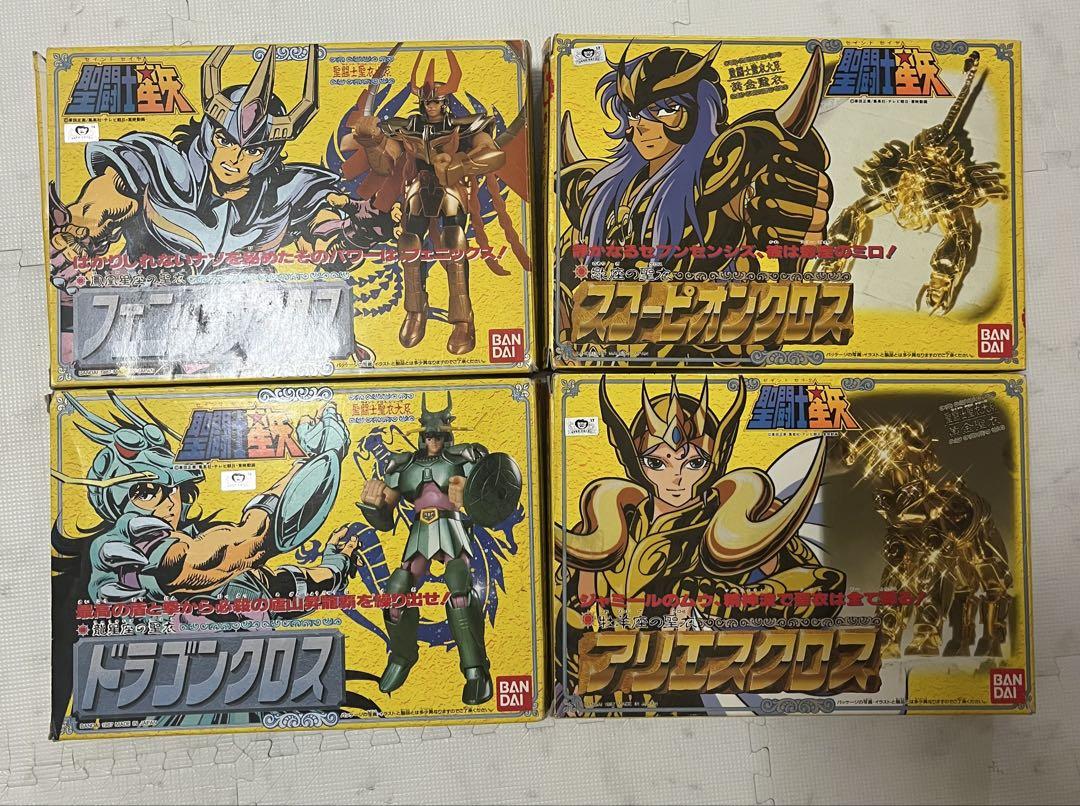 バンダイ 聖闘士星矢 セイントセイヤ 4点フィギア