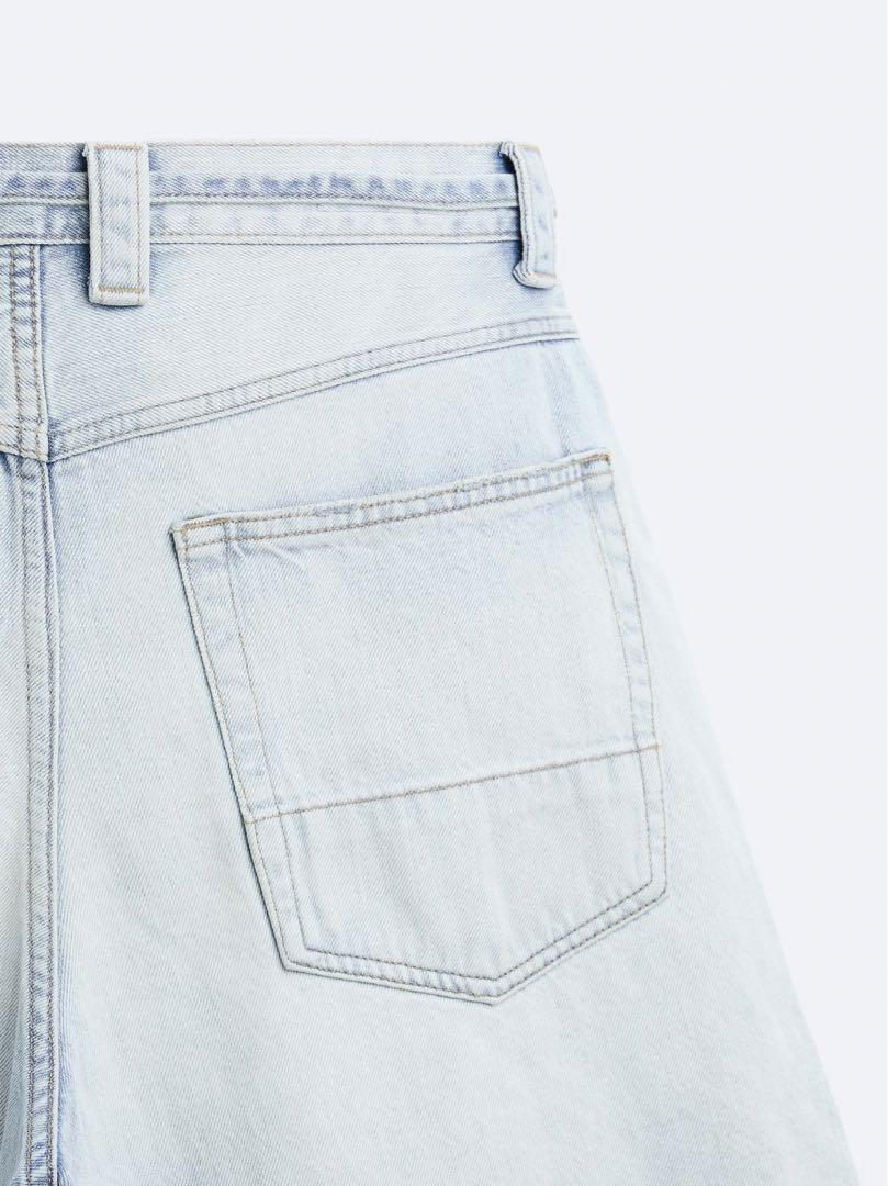 ZARA バギーデニムショートパンツ