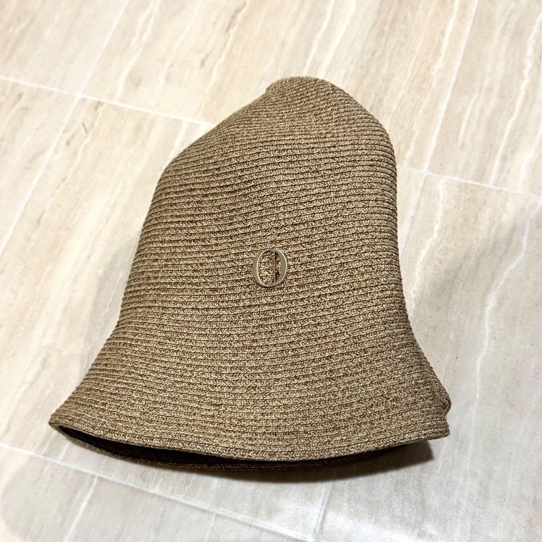 ★美品★ シャポードオー バケットハット ストローハット ca4la カシラ