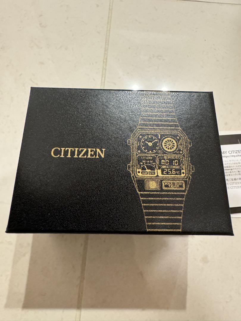 CITIZEN アナデジテンプ　鉄道開業150周年　1号機関車
