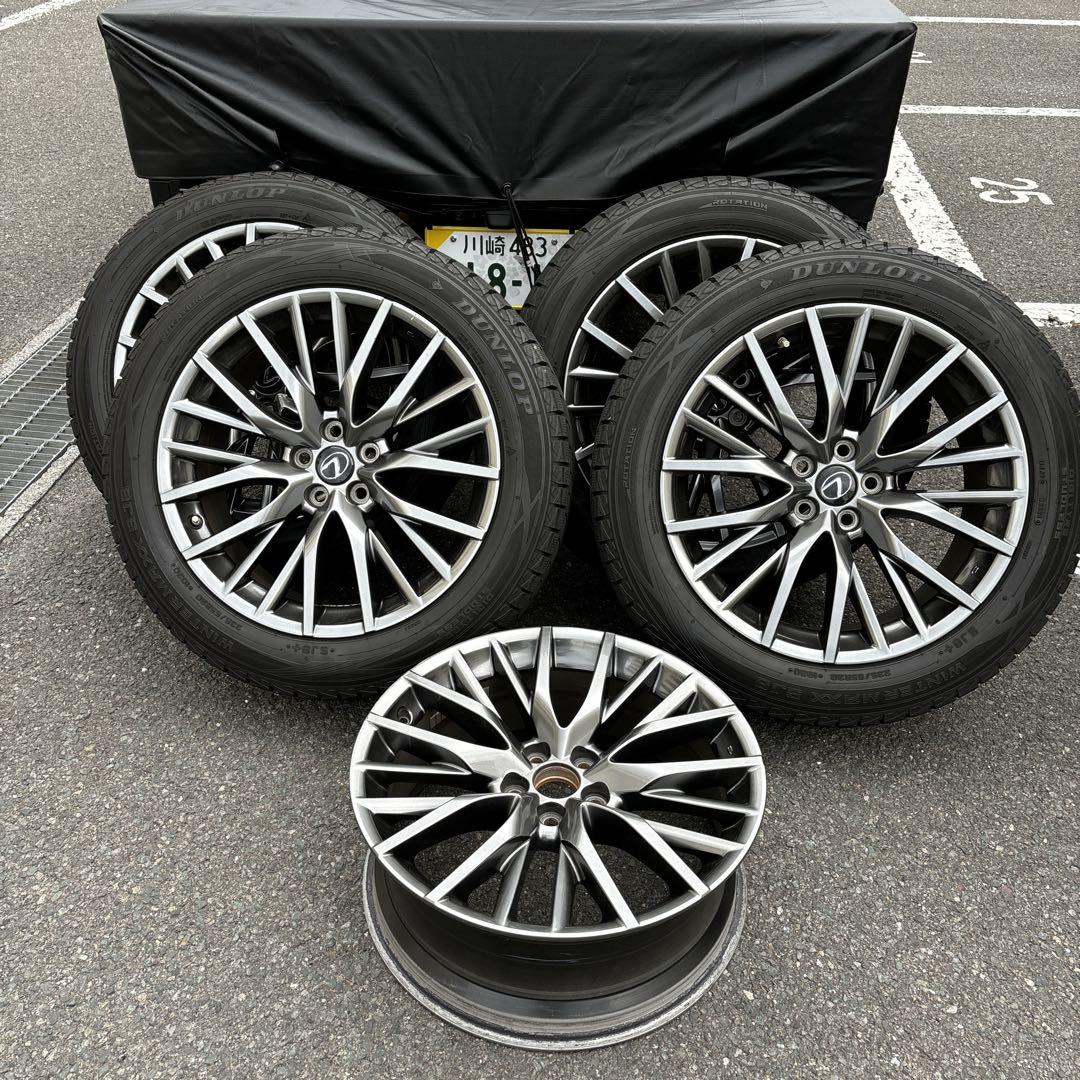 レクサスRXスタッドレスタイヤセット ➕ ホイル1本 画像1