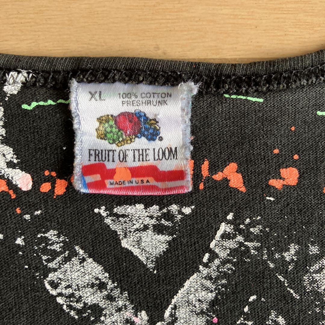 80s ヴィンテージ FRUIT OF THE LOOM タンクトップ 幾何学