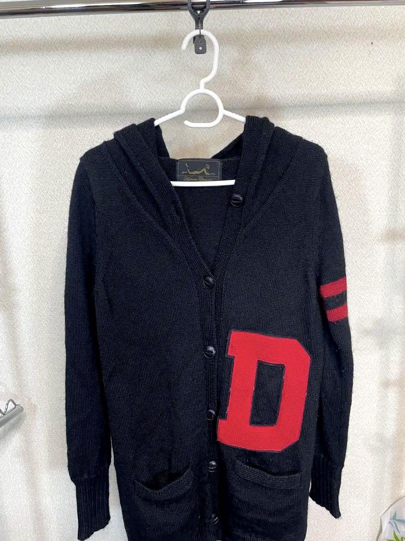 HYSTERIC GLAMOUR ニットカーディガン ブラックサイズFREE HYSTERIC GLAMOUR ニットカーディガン ブラックサイズFREE