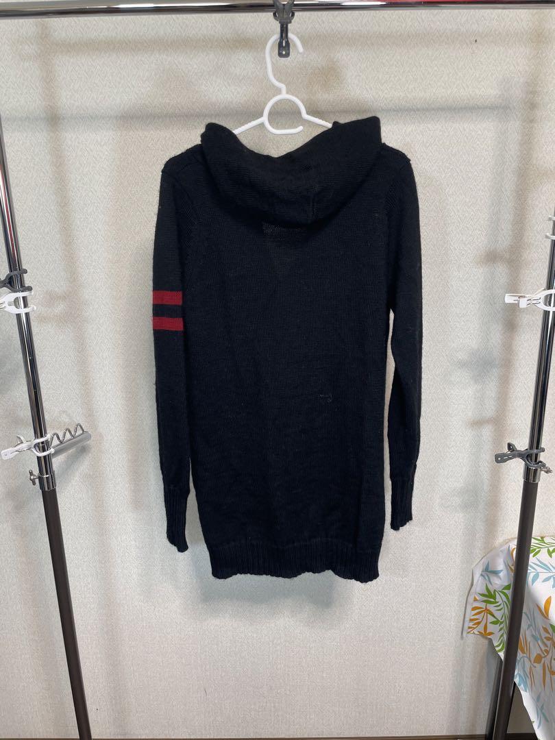 HYSTERIC GLAMOUR ニットカーディガン ブラックサイズFREE HYSTERIC GLAMOUR ニットカーディガン ブラックサイズFREE