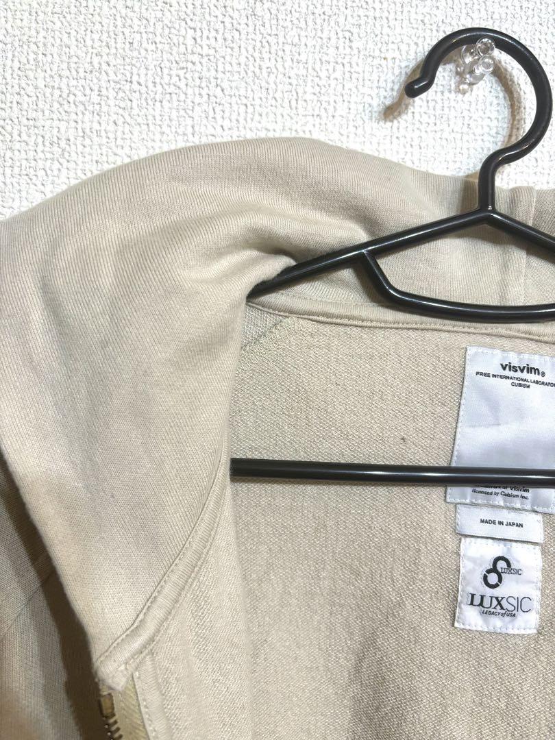 visvim ヴィズヴィム　ビズビム　スウェット　パーカー　ベージュ　Sサイズ