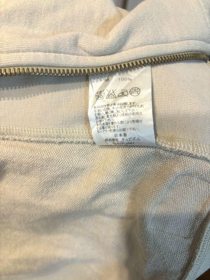 visvim ヴィズヴィム　ビズビム　スウェット　パーカー　ベージュ　Sサイズ