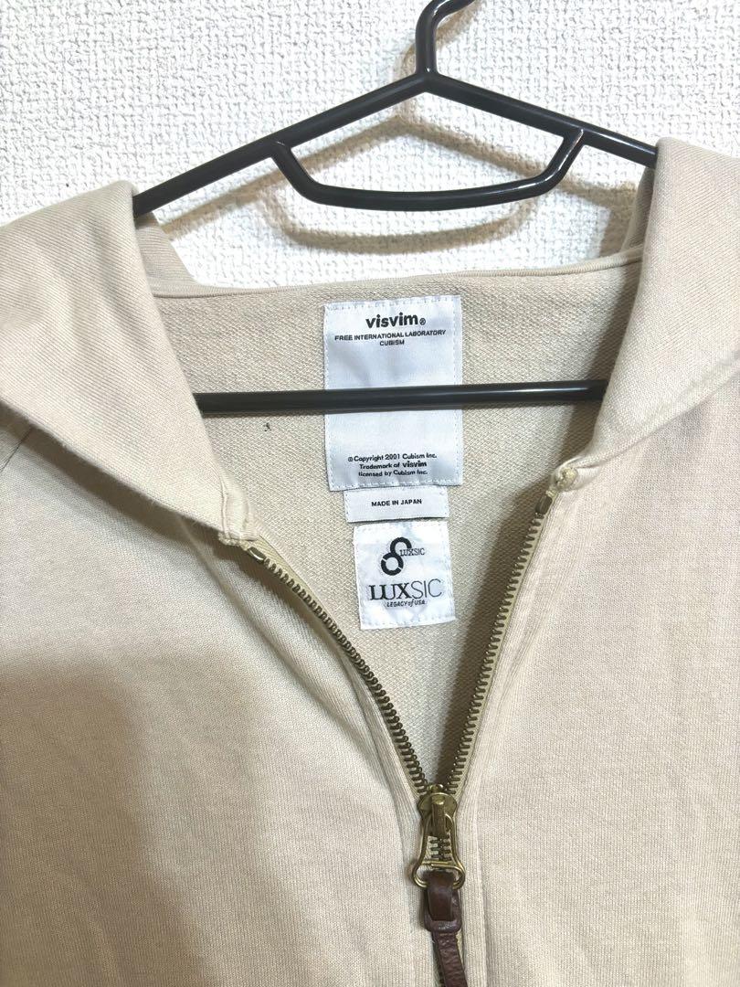 visvim ヴィズヴィム　ビズビム　スウェット　パーカー　ベージュ　Sサイズ