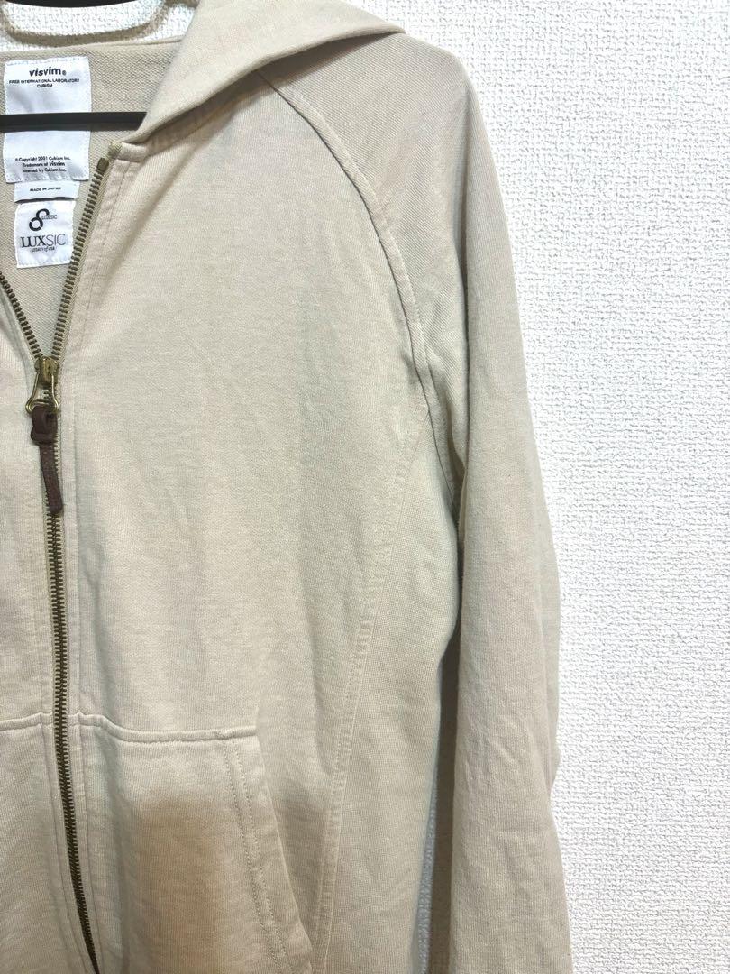 visvim ヴィズヴィム　ビズビム　スウェット　パーカー　ベージュ　Sサイズ
