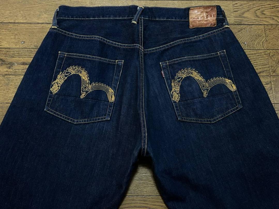 【希少】エビス　LOT0080 カモメ　リング刺繍　セルビッチ　デニムパンツ エビス LOT0080 カモメ リング刺繍 セルビッチ デニムパンツ