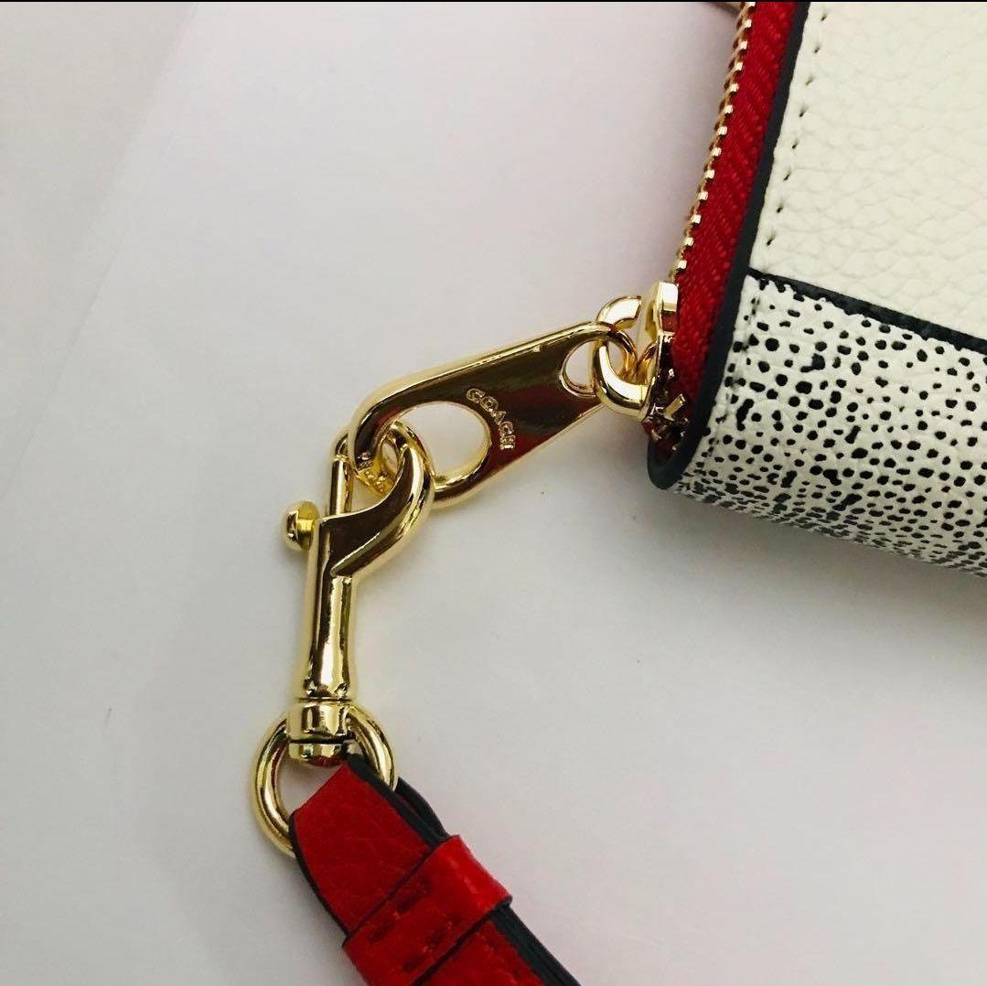 COACH レディース用長財布 コーチ新品財布 ホワイト ミッキーマウス