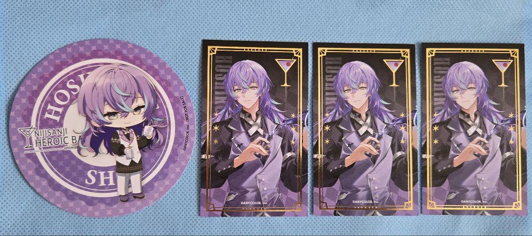にじさんじ 魁星 アニメイトカフェ 特典 箔押しカード｜Yahoo