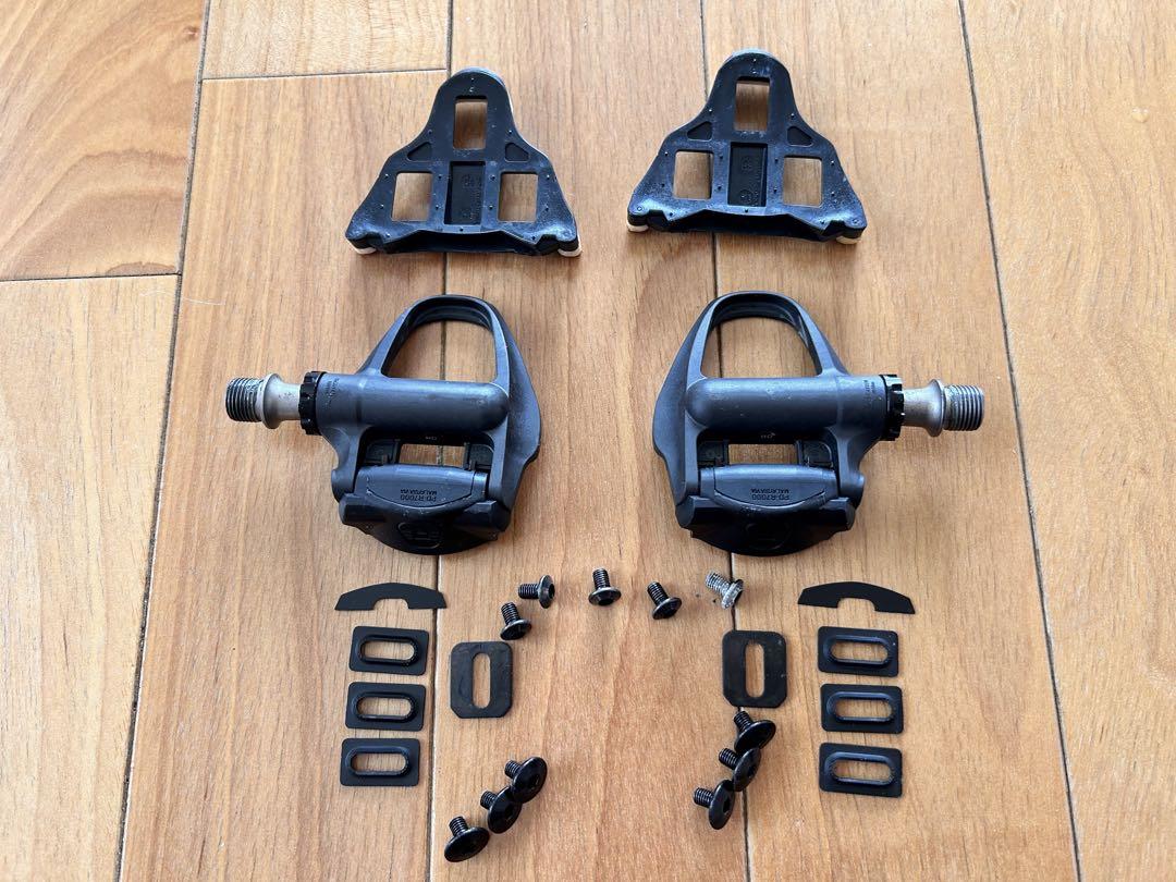 SHIMANO 105ビンディングペダル クリート付き 付属品あり