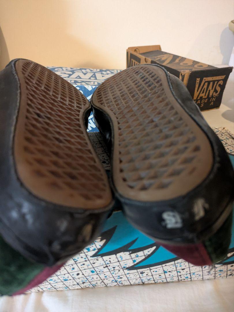 80s USA製 VANS バンズ オーセンティック ベロア アメリカ製