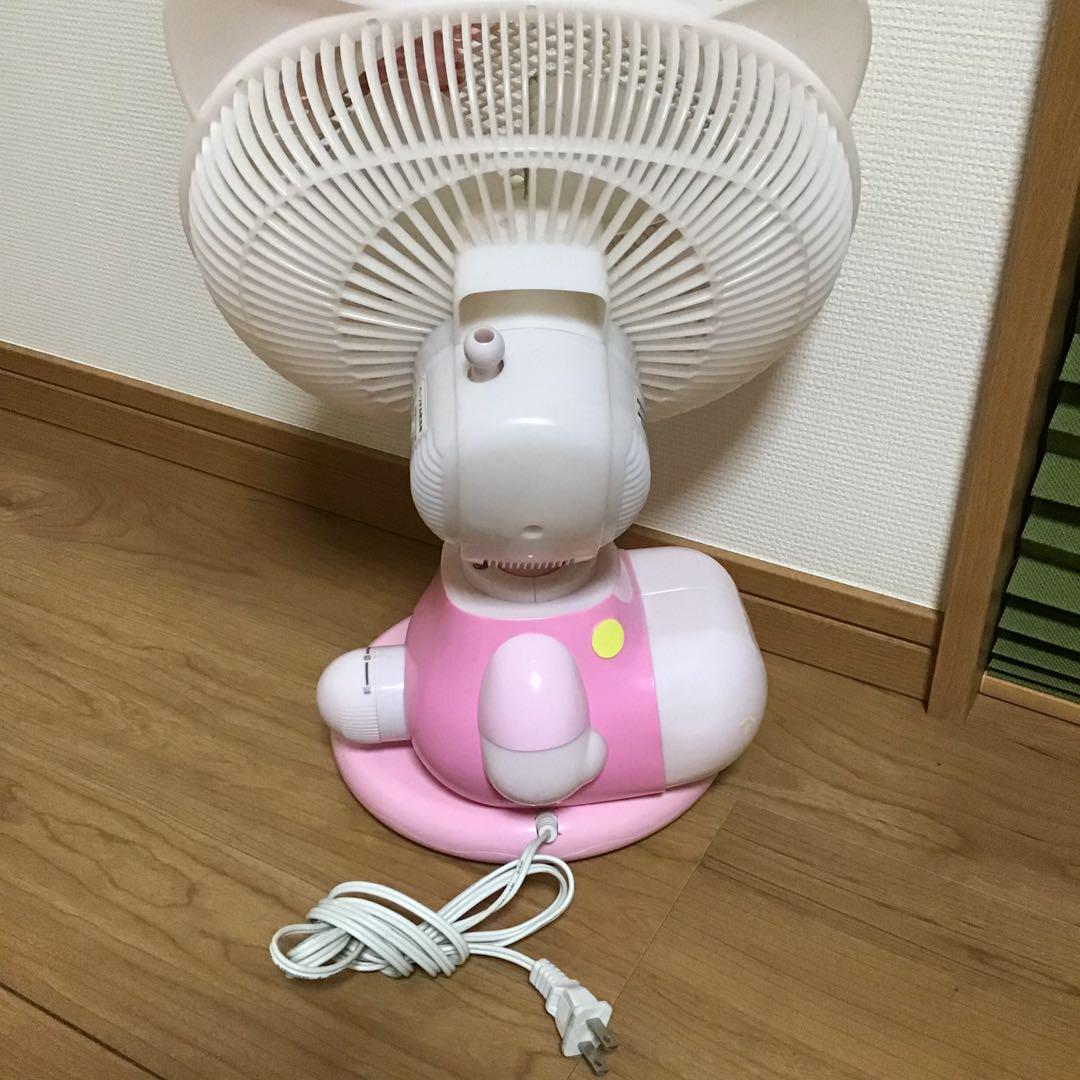 ハローキティ パーソナル扇風機　首振り 希少 2005年 ハローキティ 卓上扇風機 ピンク 首振り - メルカリ