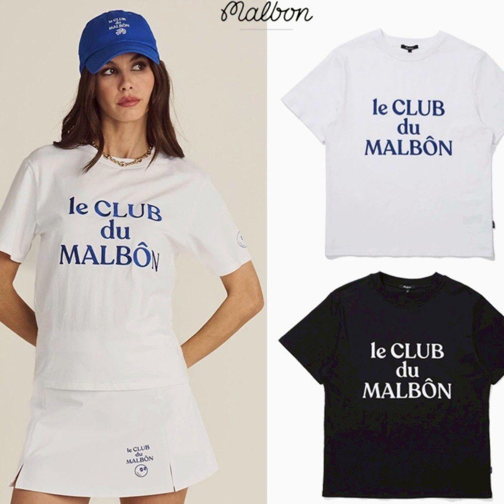 新品　マルボンゴルフ　半袖Tシャツ　ホワイト　Ｌ　Malbon