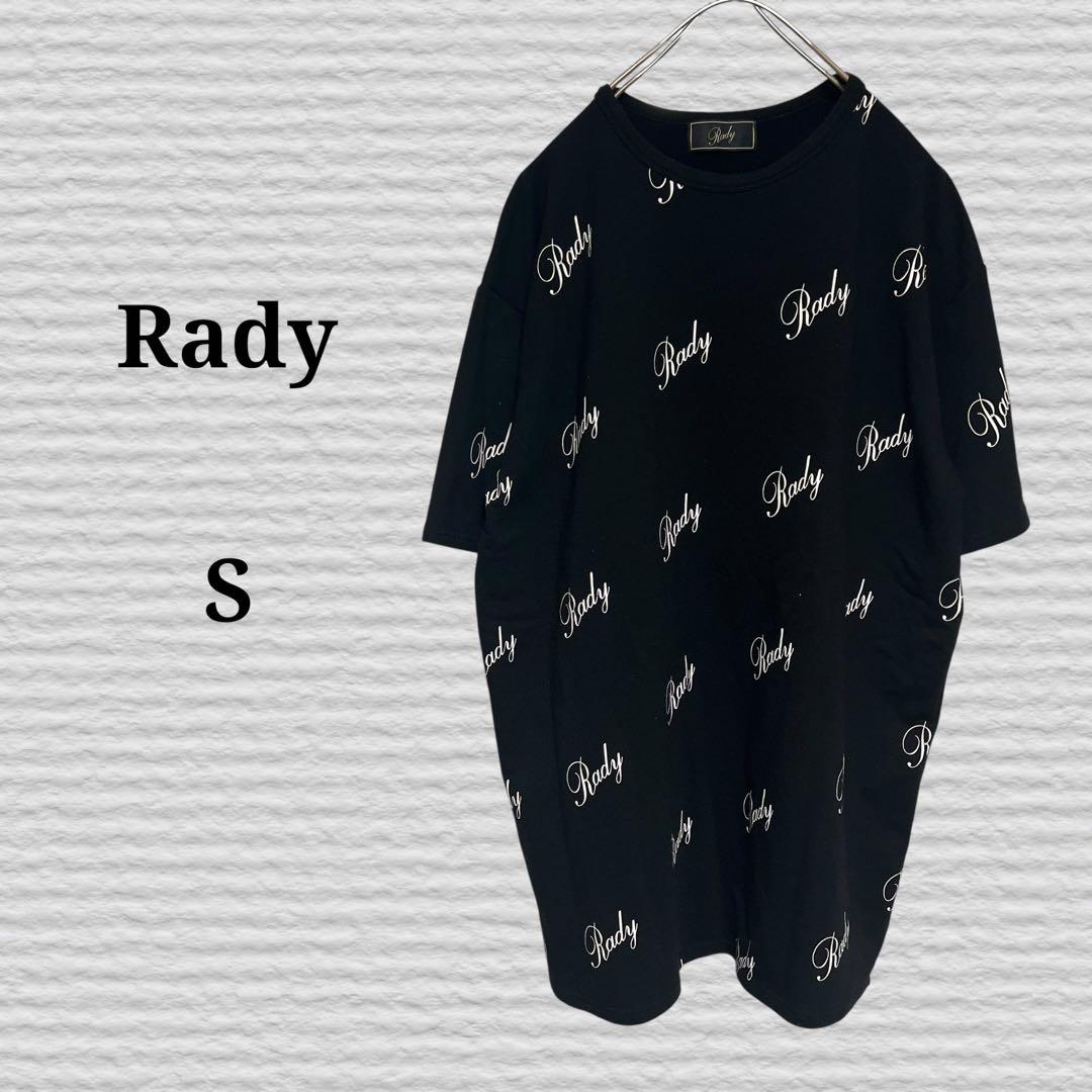 Rady rady フラワーロゴTシャツ 新品 Rady》ロゴTシャツ 半袖 ブラック Sサイズ - メルカリ