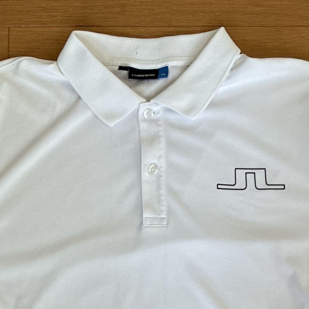 2025ss モデルJ.LINDEBERG ホワイトポロシャツM 30％OFFセール】ポロシャツ メンズ Jリンドバーグ J.LINDEBERG