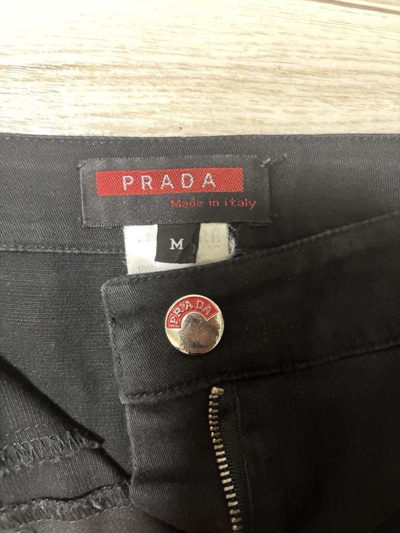 PRADA archive ブラック フレアカーゴパンツ M 変形ギミック