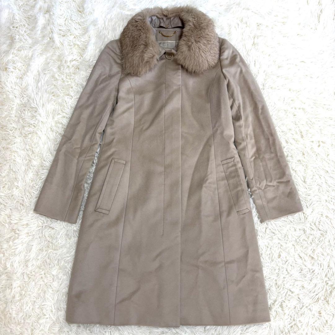 23区 カシミヤ ブルーフォックスファー 38M 23区