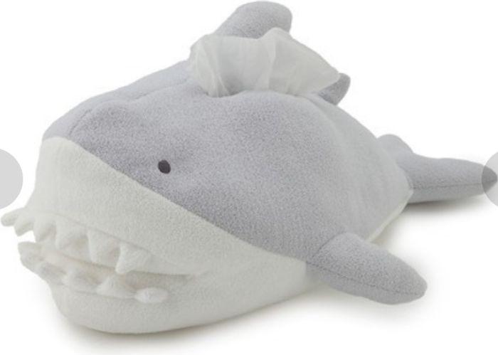 新品　ジェラードピケ　ティッシュケース　サメ　シャーク