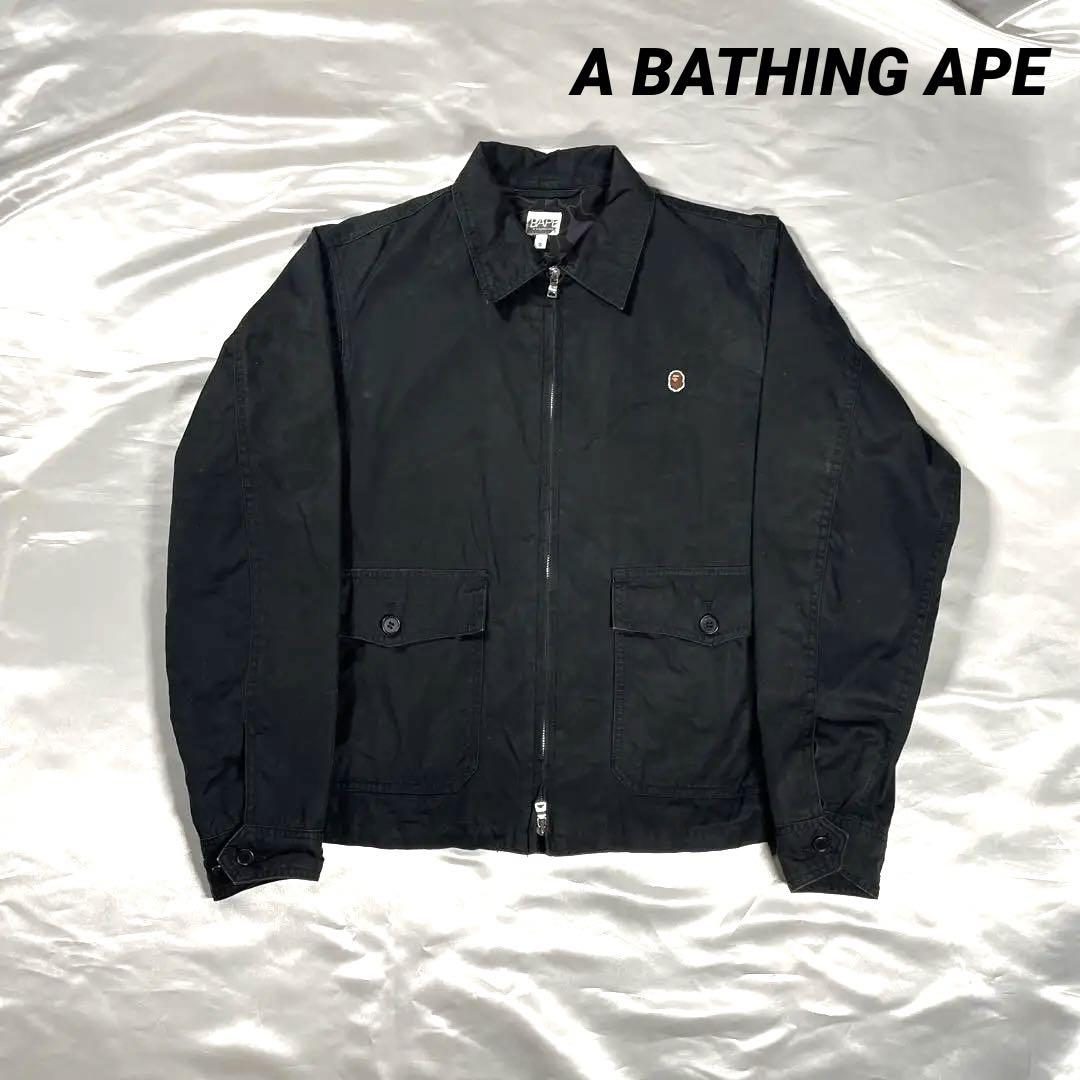 初期　A BATHING APE スウィングトップ　ブルゾン　ブラック　S