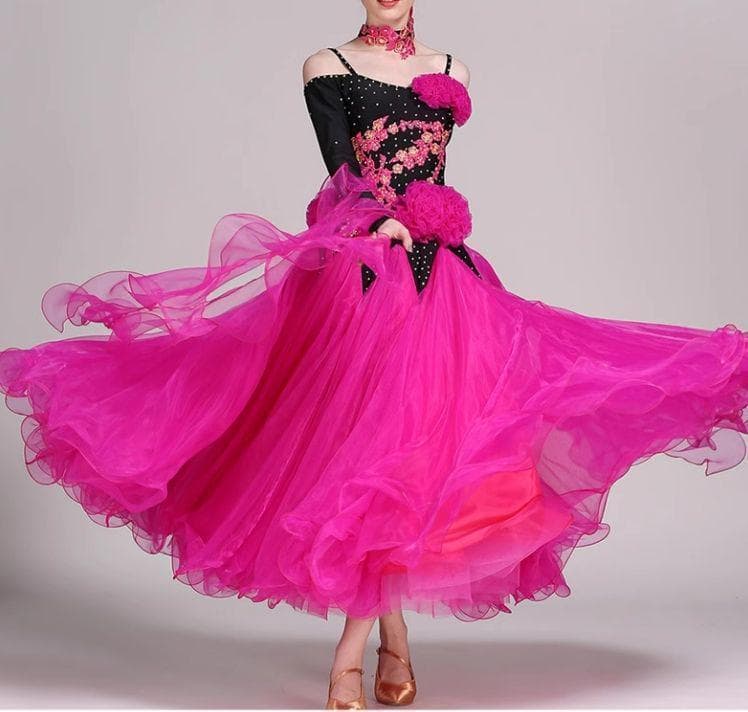 オーダーメイド 社交ダンスドレス スタンダード モダンダンス 刺繍 オーダーメイド 社交ダンスドレス スタンダード モダンダンス 刺繍