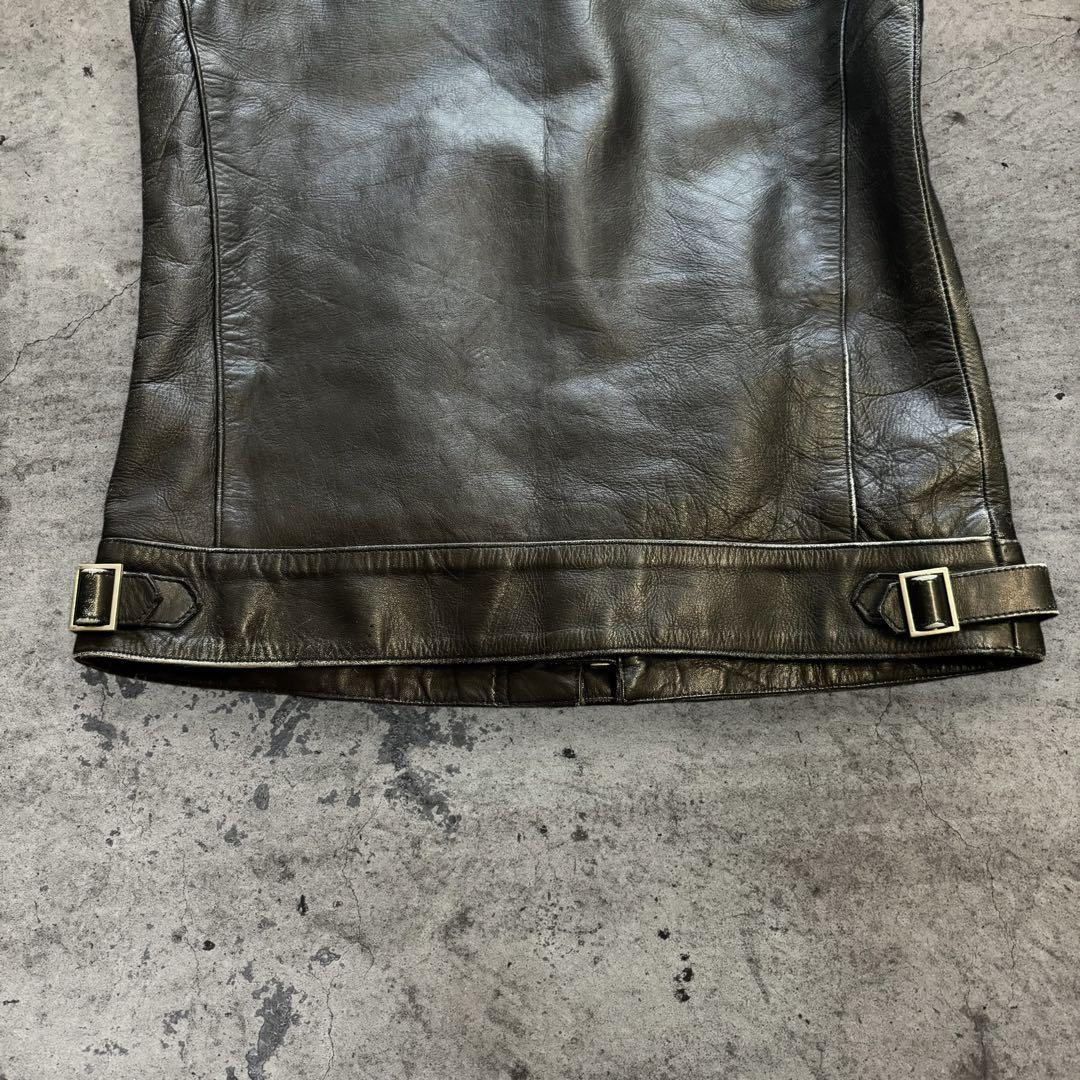 vintage シングルライダースジャケット レザージャケット 革ジャン